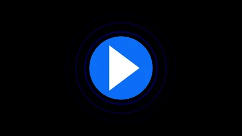 Play button icon Stock Footage 337466811
