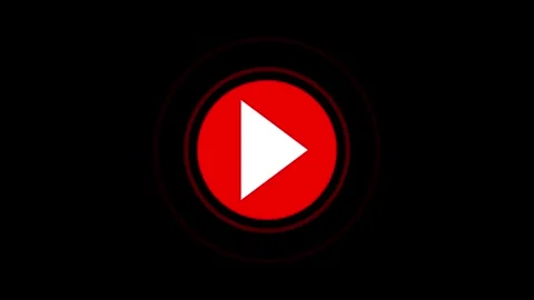 Play button icon Stock Footage 337466812