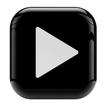 Play button icon Stock Illustration