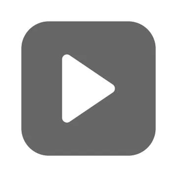 Play button icon Stock Illustration