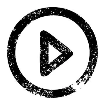 Play button icon Stock Illustration