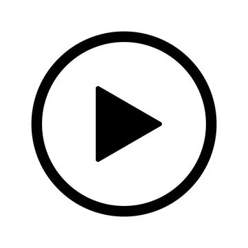 Play button icon Stock Illustration