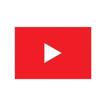 Play button icon vector. play video logo Stock Illustration