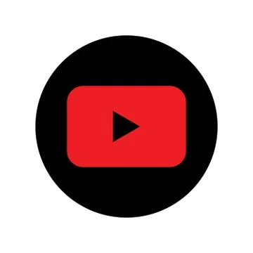 Play button icon vector. play video logo Stock Illustration