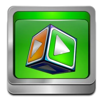 Play Button Illustrazione stock