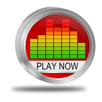 Play Button Illustrazione stock