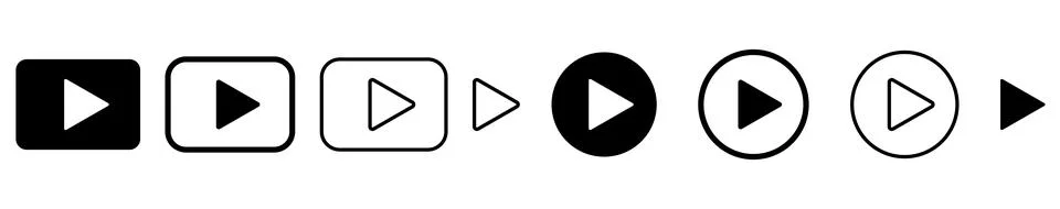 Play button Stock Illustration