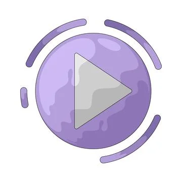 Play Button illustration Illustrazione stock