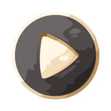 Play button illustration Stock Illustration