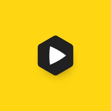 Play button for innovation technology interface. Start and launch icon, hud and 스톡 일러스트