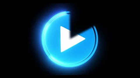 Play Button Motion Graphic Stock Footage 284844554