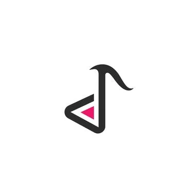 Play button music note app  icon vector illustration design 스톡 일러스트