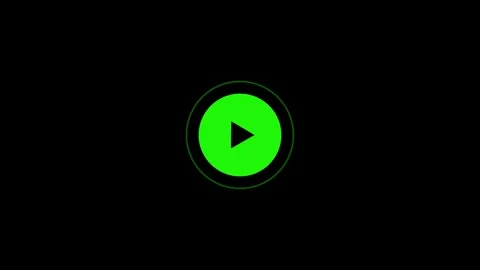 Play button, play icon, video play icon for website and mobile design animation Stock Footage 308241598