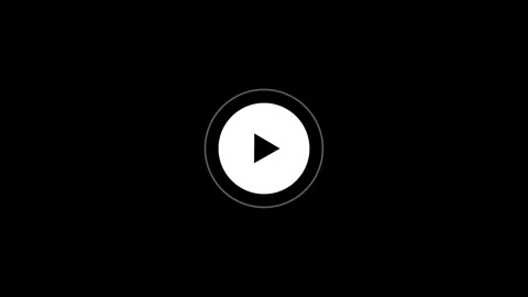 Play button, play icon, video play icon for website and mobile design animation Stock Footage 308241602