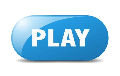 Play button. play sign. key. push button. Stock Illustration