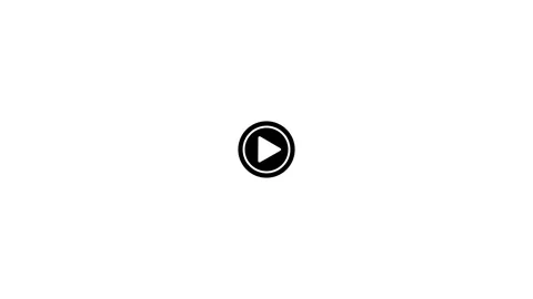 Play button, player, play sign icon, video play icon, video play button ico.. Stock Footage 321998508