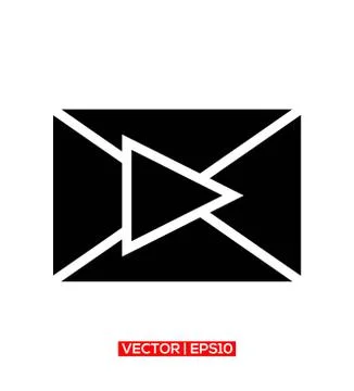 Play Button Symbol Logo Icon Vector Stock Illustration