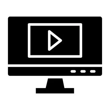 Play button Vector Icon Design Illustration Stock Illustration