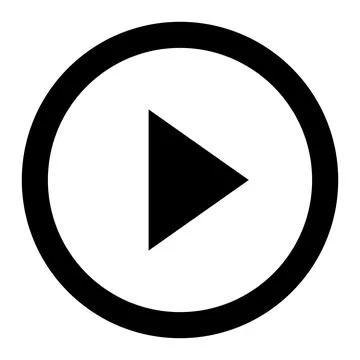 Play Button Vector Icon Design Illustration Illustrazione stock