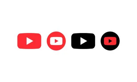Play buttons icon set. Audio video media player symbol. Vector EPS 10 Stock Illustration
