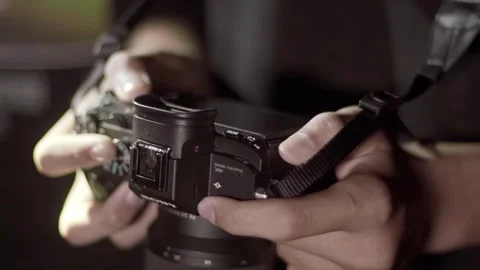 Play the camera button. Vídeo Stock 272906729