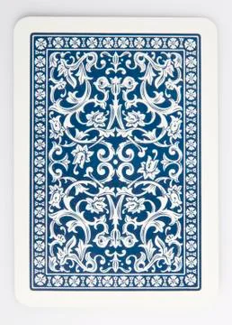 Play card back texture Stock Photos