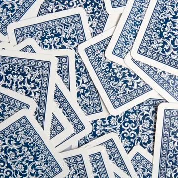 Play cards back texture 스톡 사진