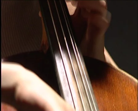 Play the cello Stock Footage 1014450