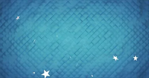 On play central highlight pulsing while white stars drifting and specks shifting Stock Illustration