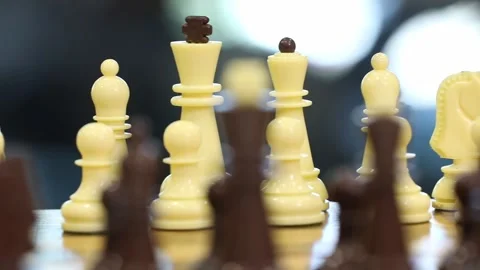 Play chess 4 Stock Footage 309555808