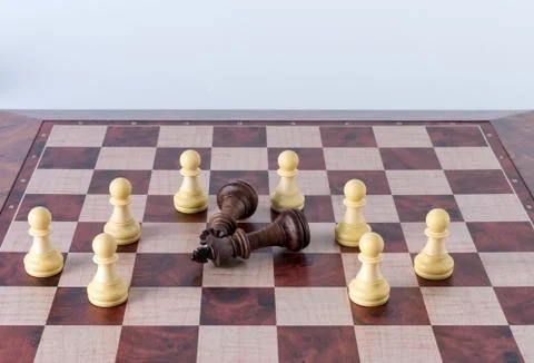 Play a chess game Stock Photos