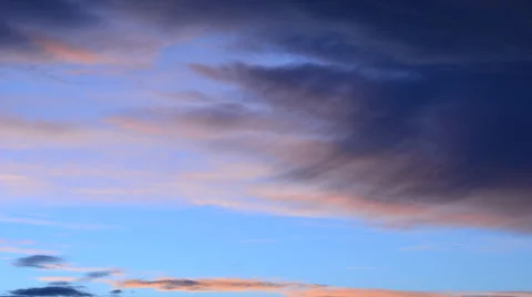 Play Of Colors In The Clouds Stock Footage 45934145