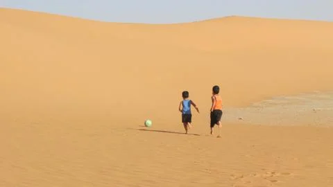 Play in dune Stock Photos