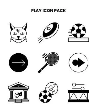 Play DuoTone Icons Pack イラスト素材