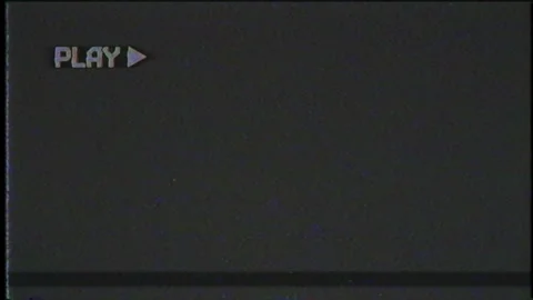 Play Effect VHS Overlay Stock Footage 296055416