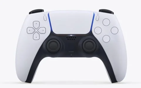 Play game station realistic vector gamepad controller isolated on white Illustrazione stock