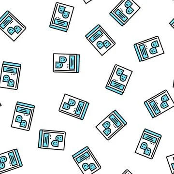 Play genre vector seamless pattern Stock Illustration