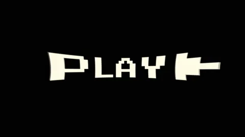 Play glitch animation. Video stock 169619492
