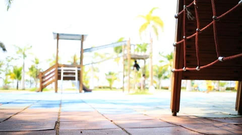 Play ground on summer day Stock Footage 47447742