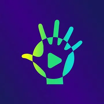 Play hand Stock Illustration