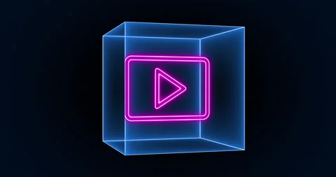 Play icon Box 02 Stock Footage 231246675