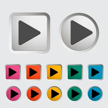 Play icon Stock Illustration