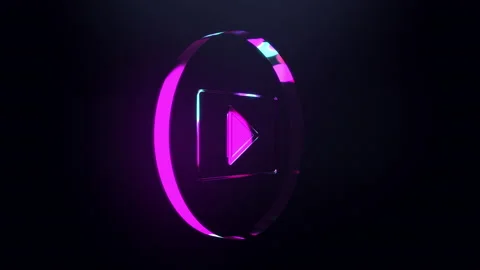 Play Icon Loop 01 Stock Footage 152140853