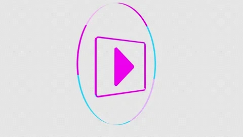 Play Icon Loop 06 Stock Footage 152140897