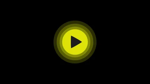 Play icon, play pulse button, video play icon for website and mobile design anim Stock Footage 306479961