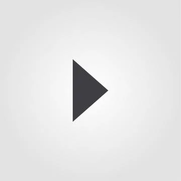 Play icon. Simple element illustration. Play pixel perfect icon design from ui Stock Illustration