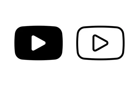 Play Icon vector illustration. Play button sign and symbol Stock Illustration