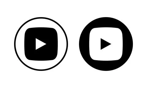 Play Icon vector illustration. Play button sign and symbol Stock Illustration
