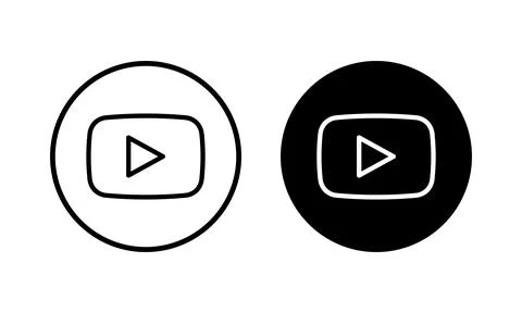 Play Icon vector illustration. Play button sign and symbol Stock Illustration