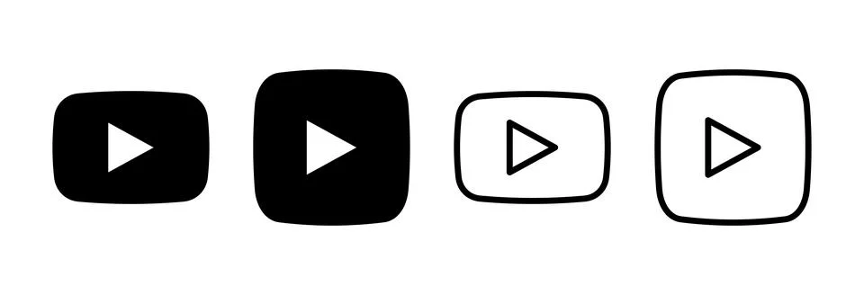 Play Icon vector illustration. Play button sign and symbol Stock Illustration